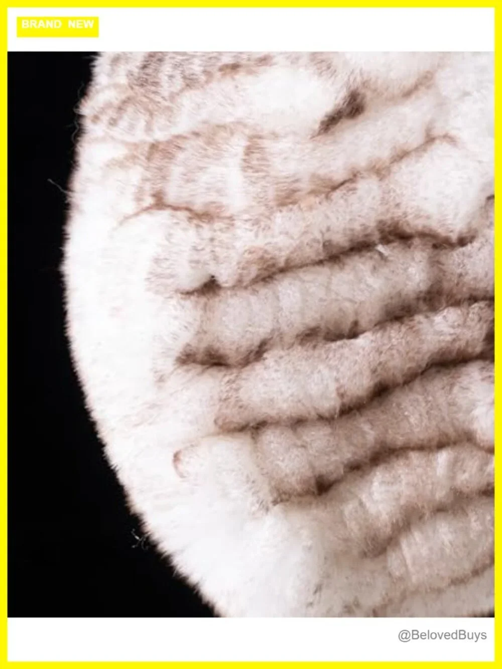 Women's Real Fur Headband & Infinity Scarf - 2-in-1 Fuzzy Ear Warmer Neck Warmer